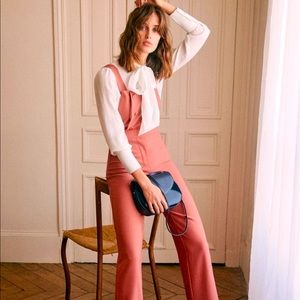 Sezane Sidonie Overalls in Blush
